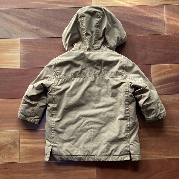 Gap Tan Hooded Utility Coat (Very Warm!) 18-24m - Picture 7 of 15